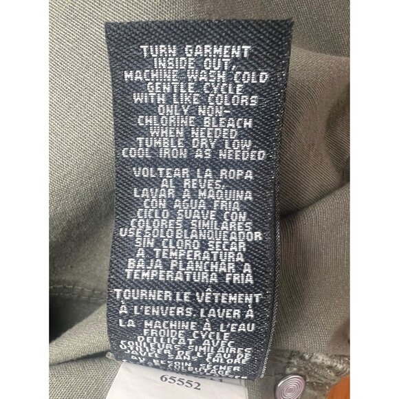 Evermore Womens Capri Cargo Pants Size 10P Olive Green - Picture 7 of 14